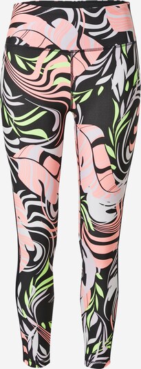 DKNY Performance Sporthose 'DIZZY' in hellgrün / pastelllila / pink / schwarz, Produktansicht