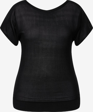 Ulla Popken Blouse in Black: front