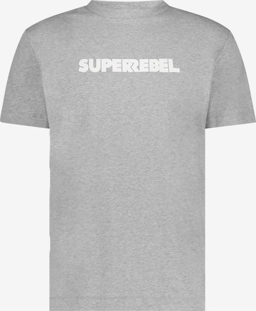 T-Shirt 'Keanu' SUPERREBEL® GEAR en gris : devant