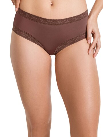 JOCKEY Boyshorts 'Parisienne Soft Stretch Lace Hipster' in Brown: front