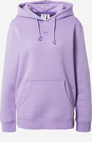 Sweat-shirt 'Adicolor Essentials Fleece' ADIDAS ORIGINALS en violet : devant