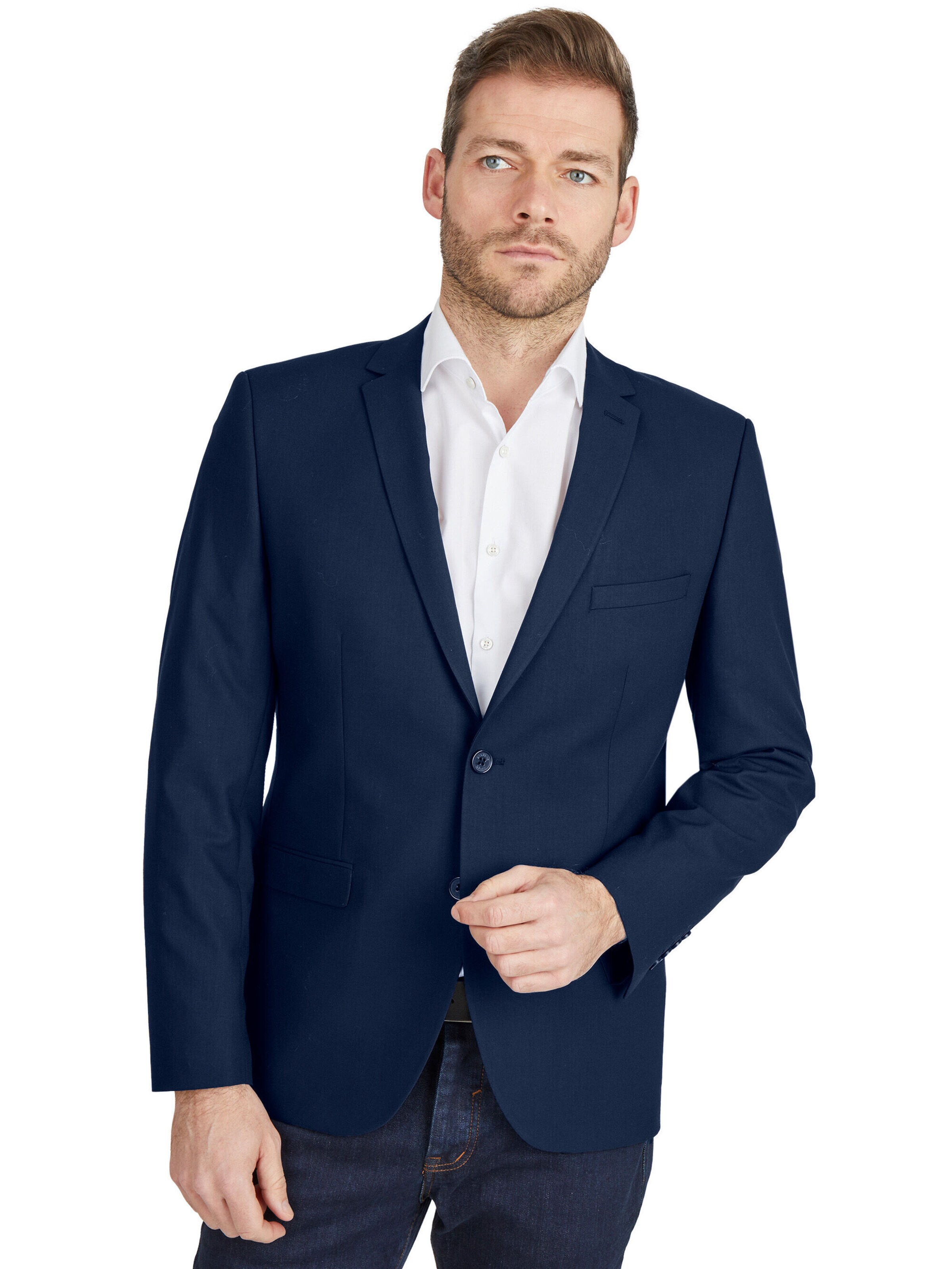 Steffen Klein Suit Jacket in Blue: front