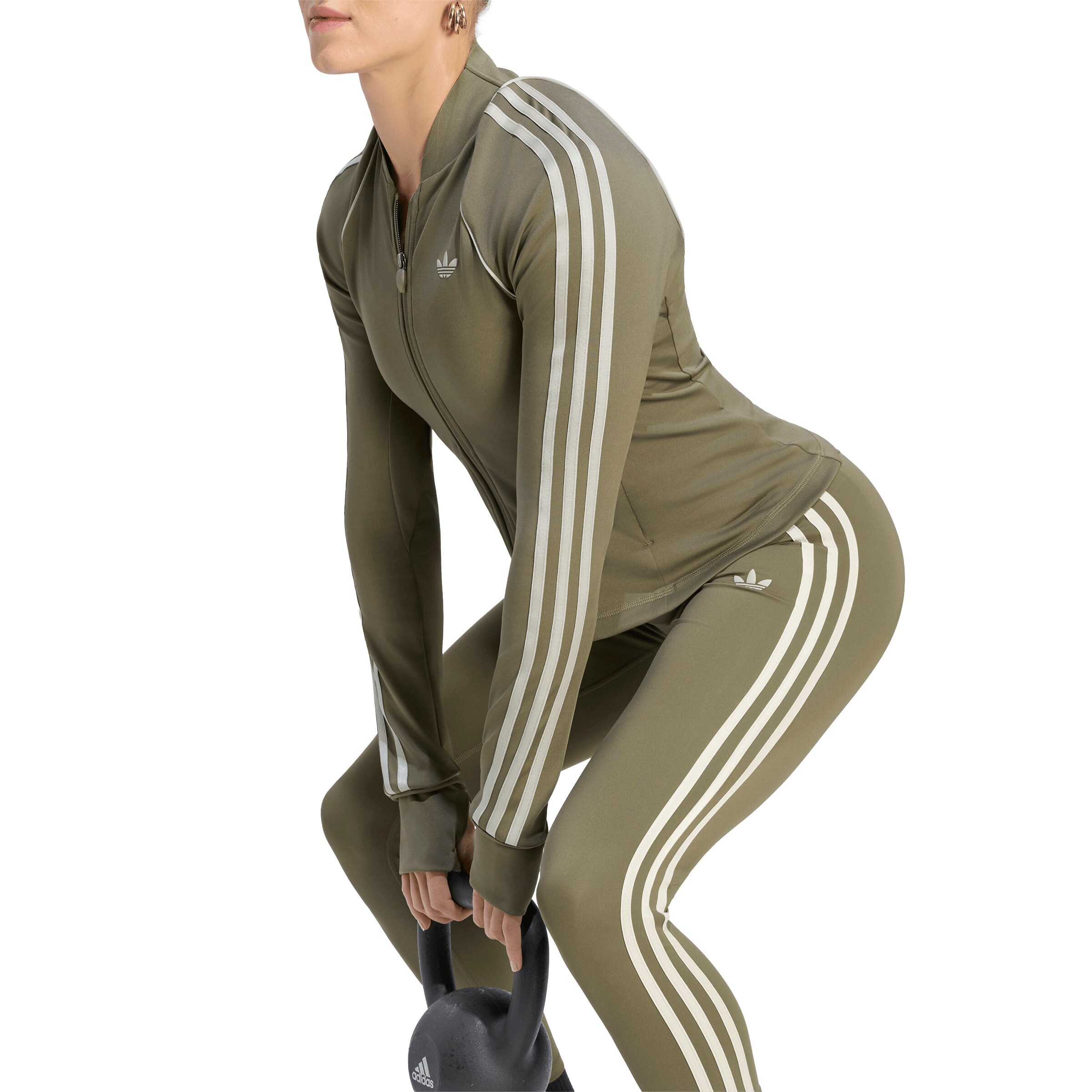 ADIDAS PERFORMANCE Skinny Sportbyxa 'OG SP' i grön