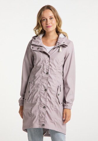 Manteau d’hiver Schmuddelwedda en rose : devant
