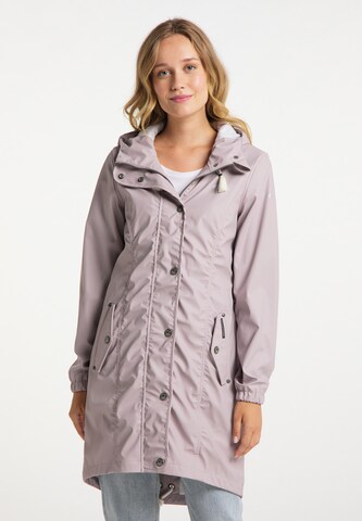 Schmuddelwedda Between-seasons coat in Pink: front