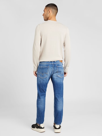 REPLAY Slimfit Jeans 'ANBASS' in Blauw