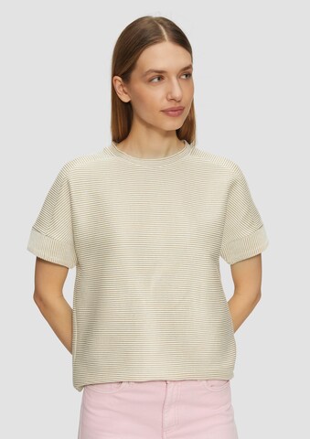 s.Oliver T-Shirt in Beige: Vorderseite
