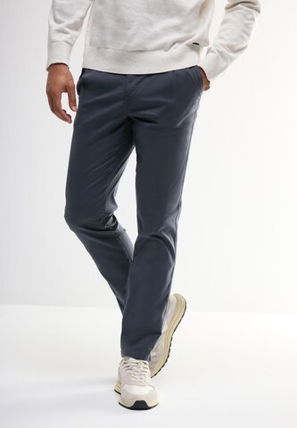 Street One MEN Regular Chino Pants in Blue: front