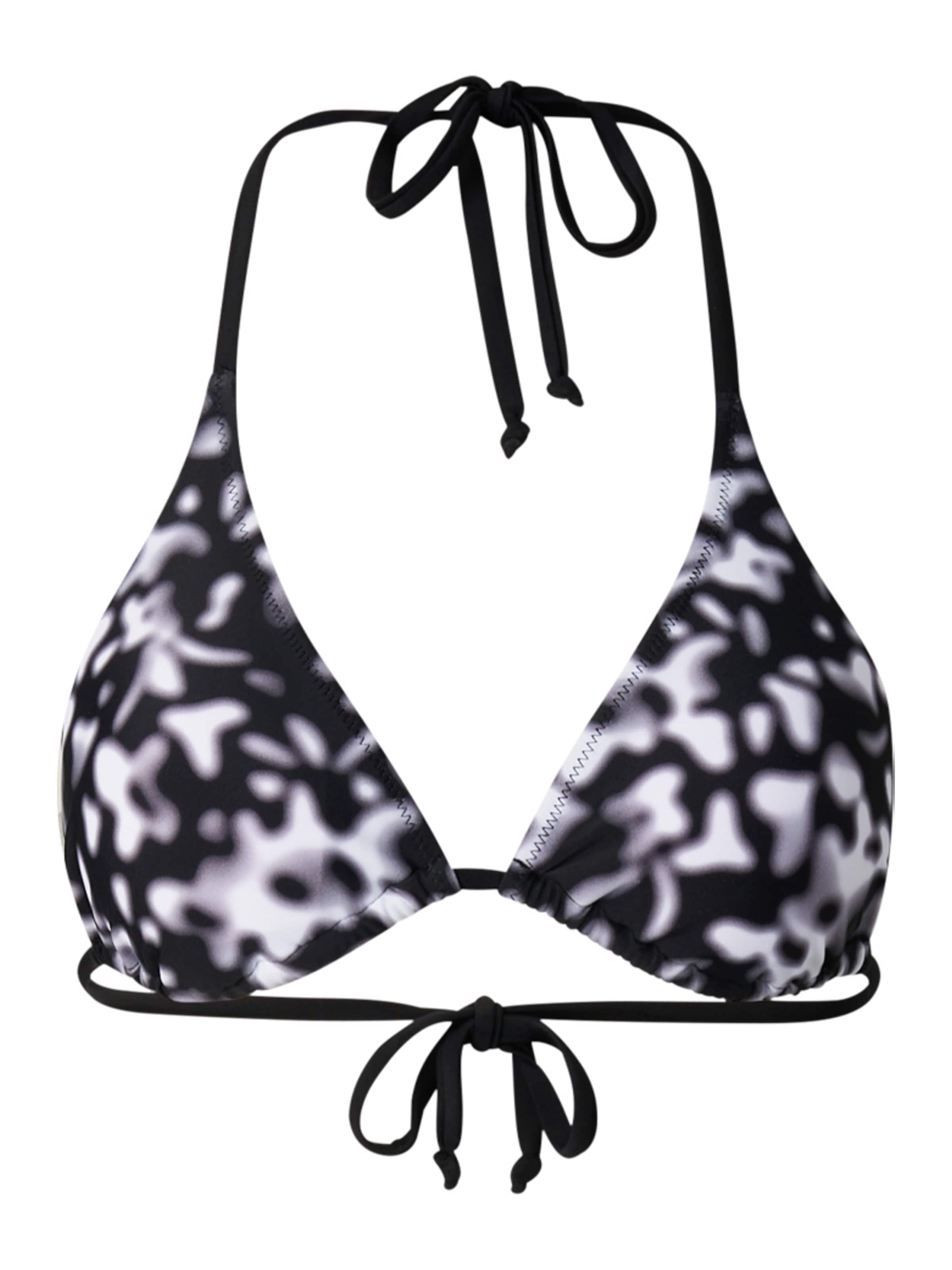 Bogner Fire + Ice Triangel Bikinitop 'Gaby' in Schwarz: Vorderseite