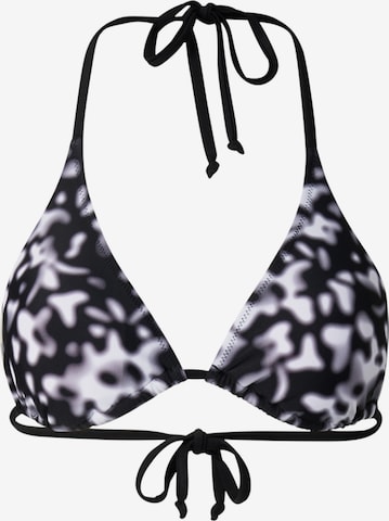 Bogner Fire + Ice Triangel Bikinitop 'Gaby' in Schwarz: Vorderseite