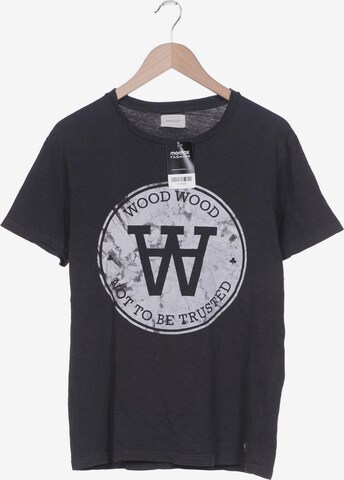 WOOD WOOD Shirt in M in Grey: front