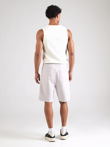 HUGO Loosefit Παντελόνι 'Nasensio' σε λιλά