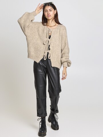 Lilavie Strickjacke ' Miaa ' in Beige