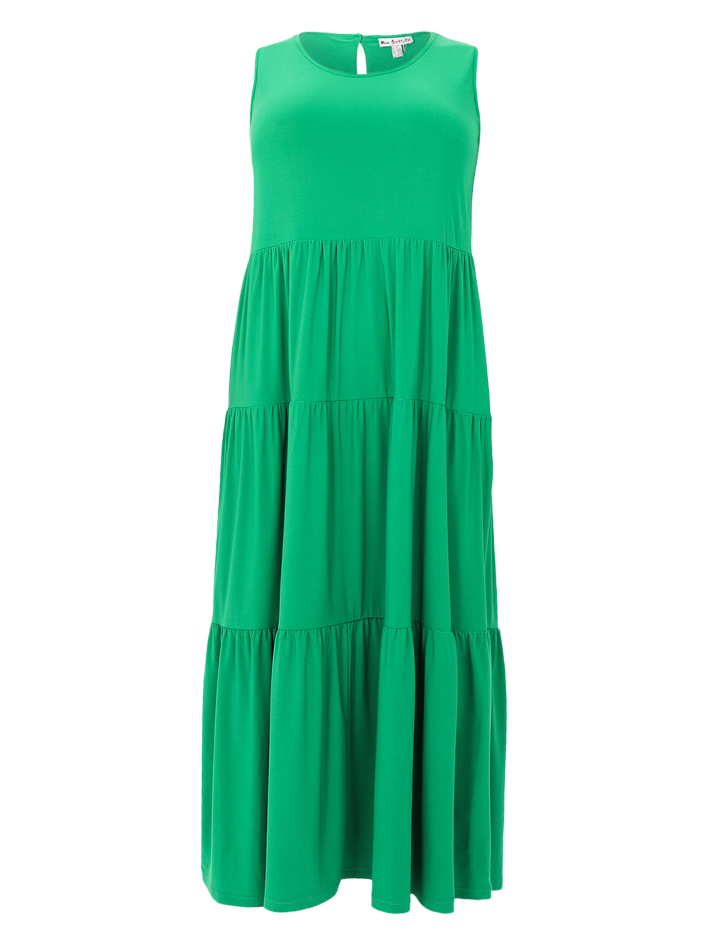 YOEK Jurk in Groen: voorkant