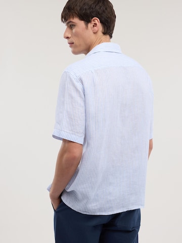 Trussardi Regular fit Button Up Shirt in Blue