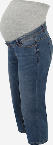 Mamalicious Curve Regular Jeans 'Rome' in Blauw: voorkant