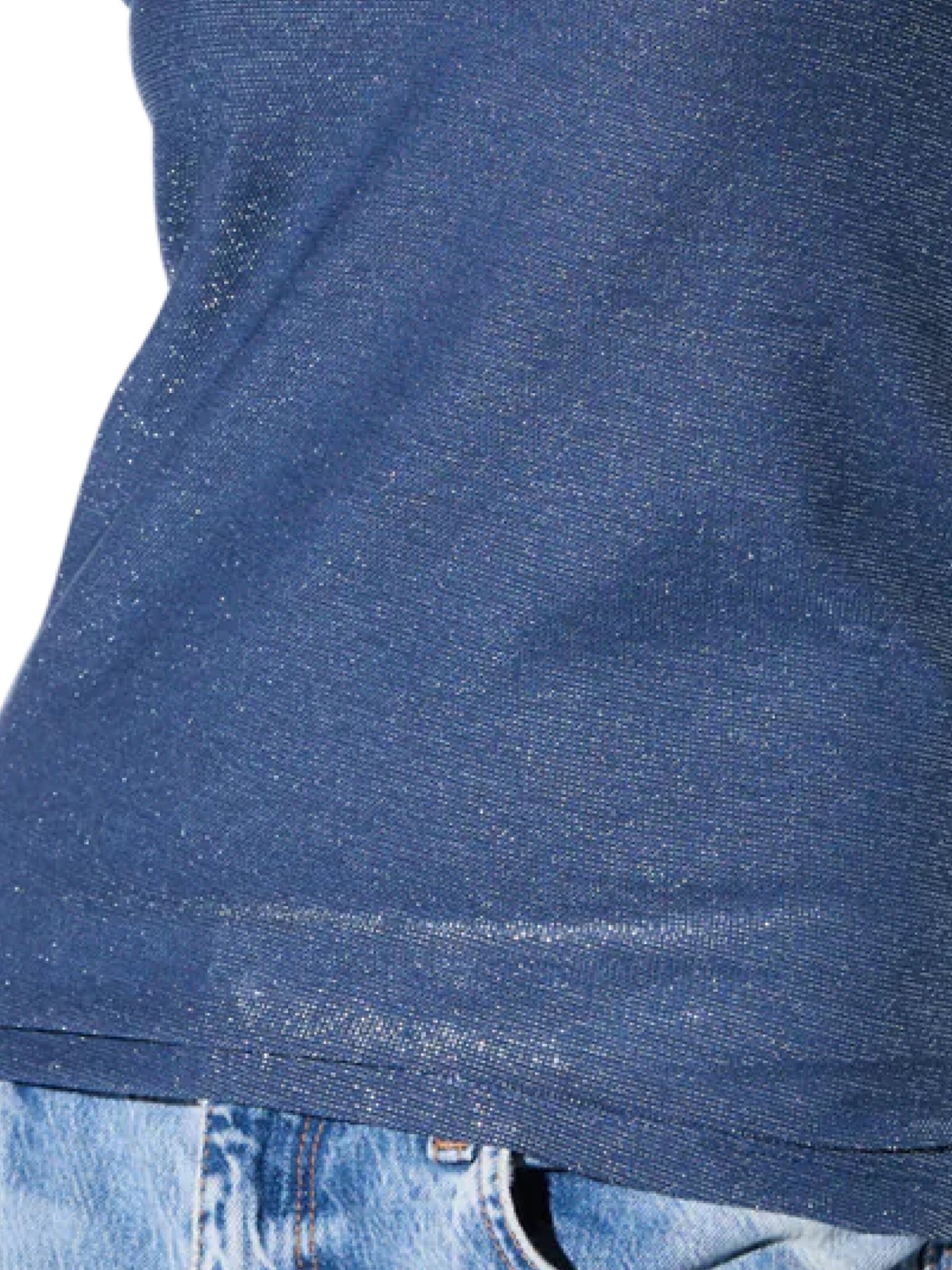 No Matter What Top in Blauw