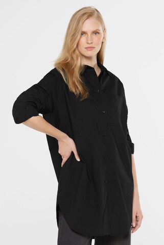 SENSES.THE LABEL Bluse in Schwarz: Vorderseite
