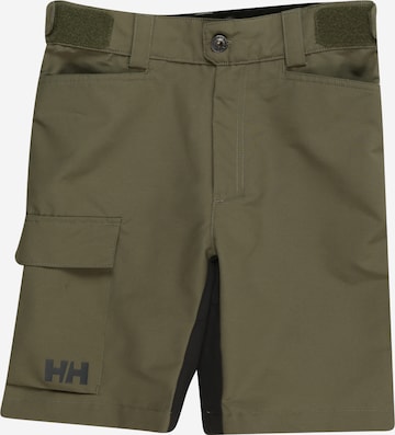 HELLY HANSEN - Regular Calças outdoor 'MARKA TUR' em verde: frente