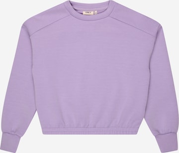KIDS ONLY Bluza w kolorze fioletowy: przód
