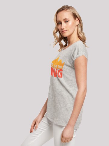 F4NT4STIC Shirt 'Disney König Der Löwen Movie Long Live The King' in Grey