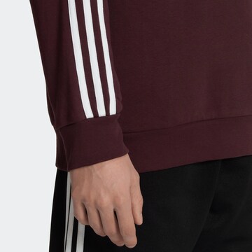 Coupe regular Sweat-shirt 'Adicolor Classics 3-Stripes' ADIDAS ORIGINALS en rouge