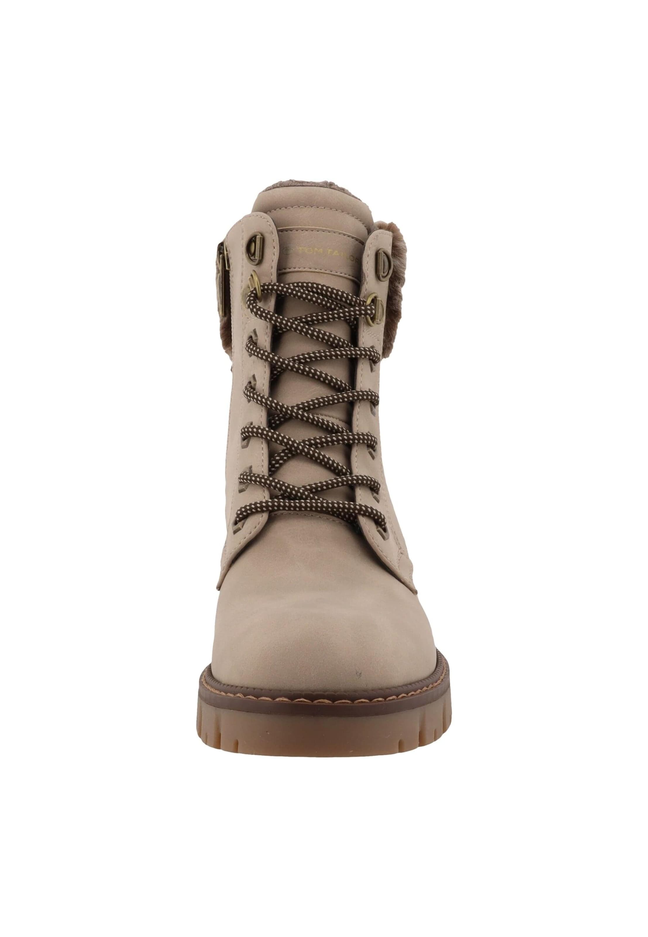 Stivaletto stringato di TOM TAILOR in beige