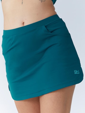 SPORTKIND - Falda deportiva 'Classic' en verde