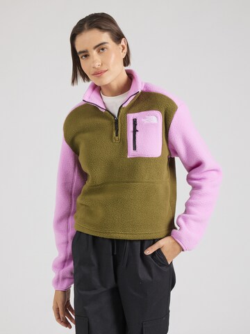 Pullover sportivo 'YUMIORI' di THE NORTH FACE in verde: frontale