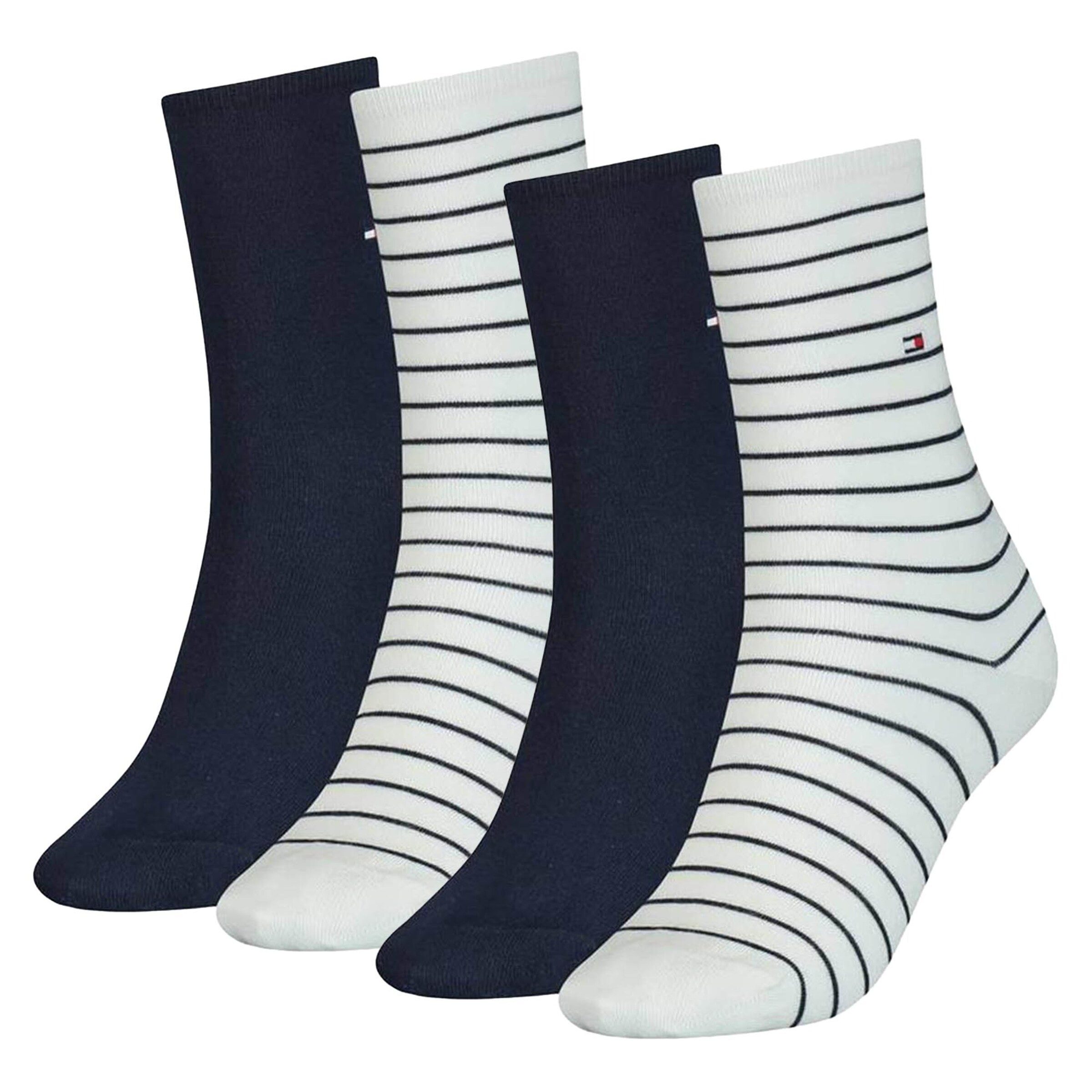 TOMMY HILFIGER Socken in dunkelblau / weiß, Produktansicht