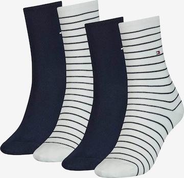 Chaussettes TOMMY HILFIGER en bleu : devant