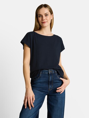 TOM TAILOR Shirt in Blue: front