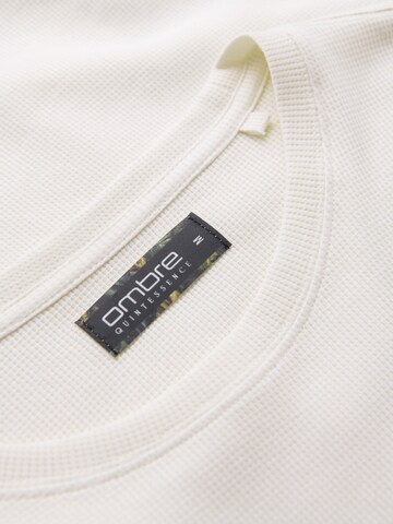 Ombre Shirt in Wit