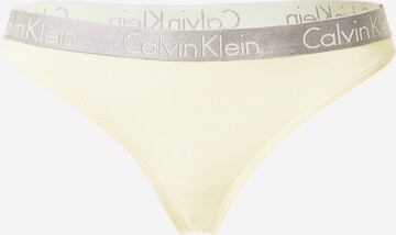 Calvin Klein Underwear Στρινγκ 'RADIANT' σε κίτρινο: μπροστά