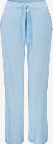 Myjama Pyjamahose `Billie`, figurbetont, besonders weich & angenehm auf der Haut in Blau: Vorderseite
