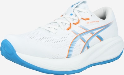 42 dydžio Bėgimo batai 'GEL-CUMULUS 28' iš ASICS, spalva – mėlyna / oranžinė / balta, Prekių apžvalga