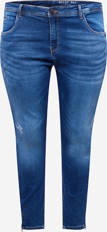 Noisy May Curve Skinny Jeans 'KIMMY' in Blauw: voorkant