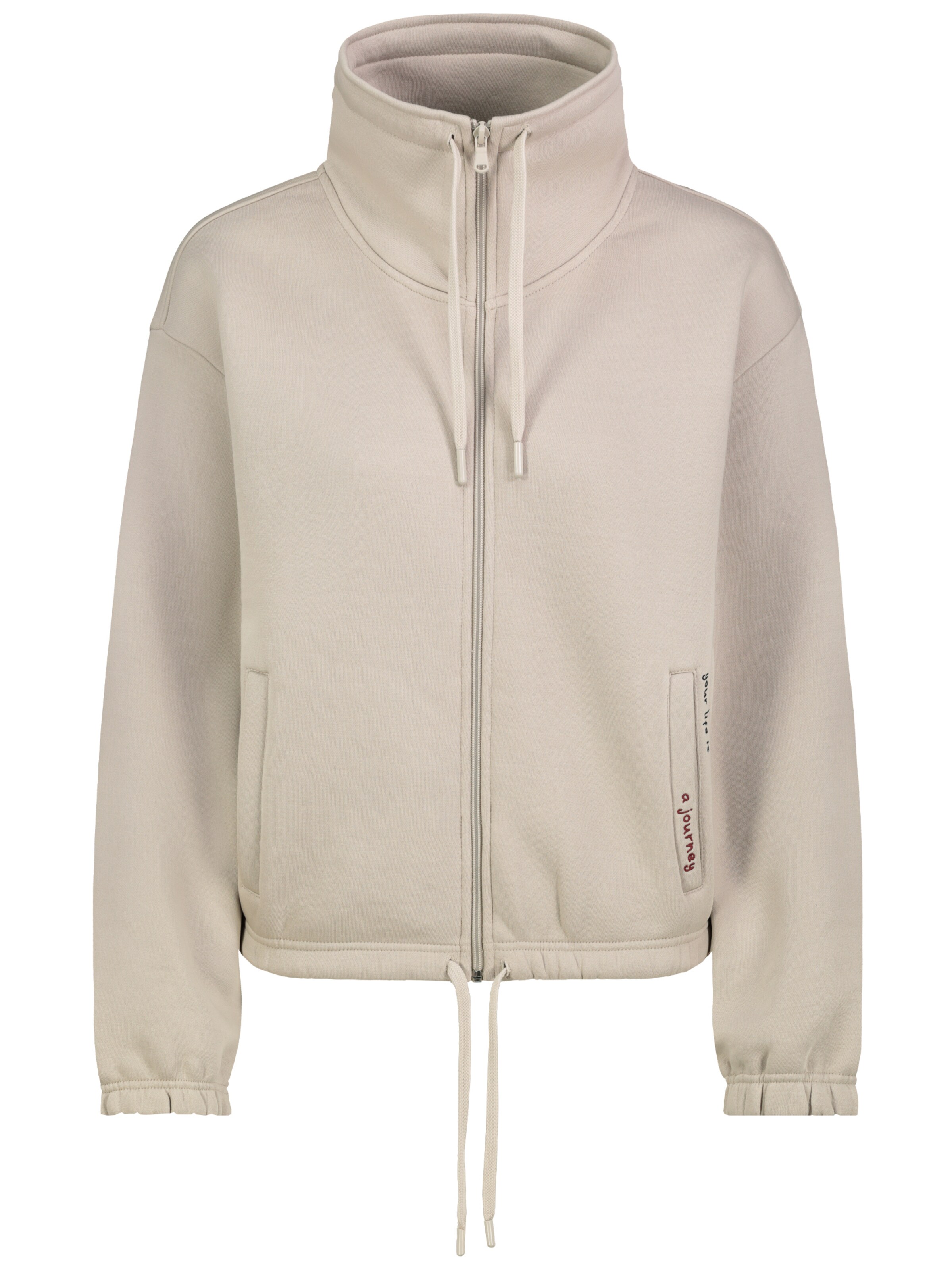 Sublevel Sweatvest in Beige: voorkant