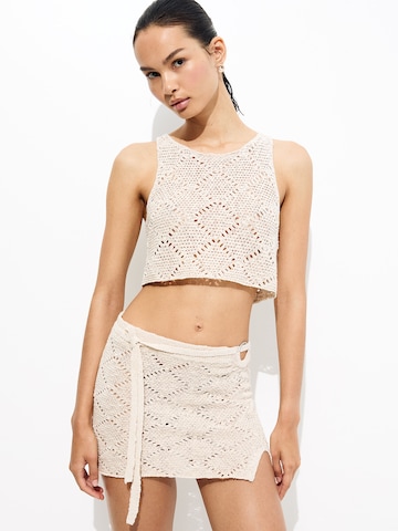 Jupe Pull&Bear en beige