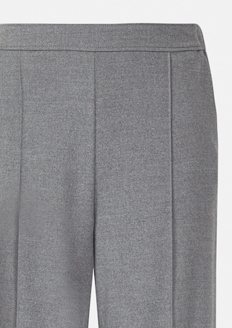 Regular Pantalon à plis COMMA en gris