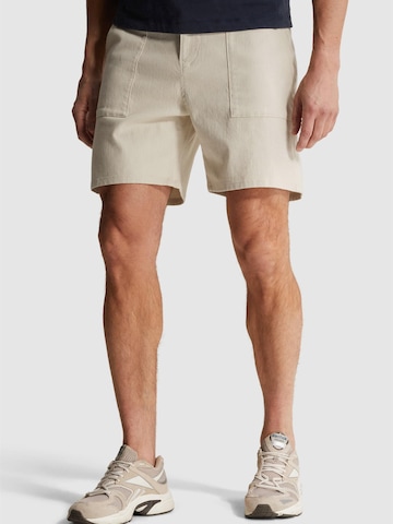 CAST IRON - Loosefit Pantalón 'Relaxed fit shorts with patch pockets' en gris: frente