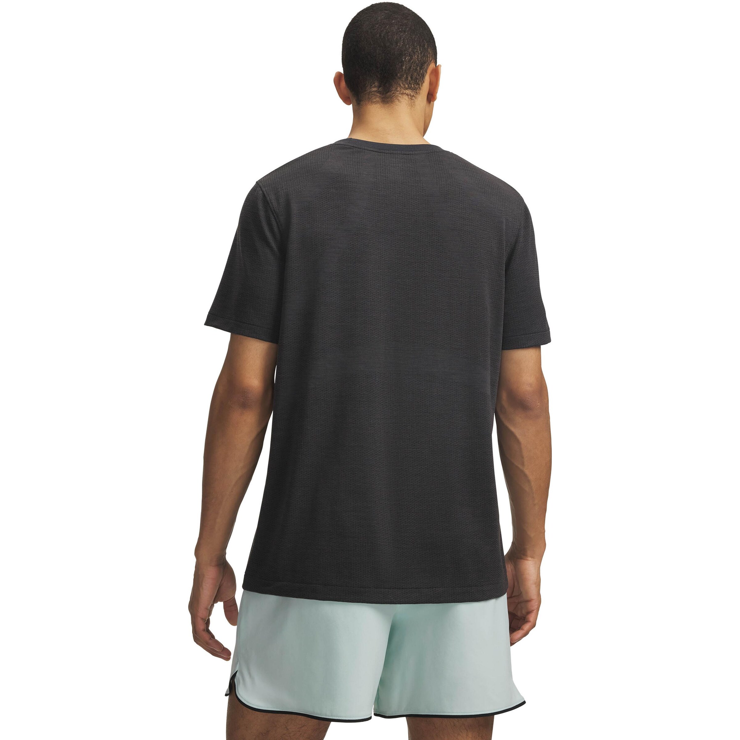 UNDER ARMOUR Performance shirt 'Wool Run' in Black