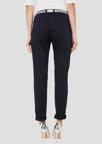 Regular Pantalon chino COMMA en bleu