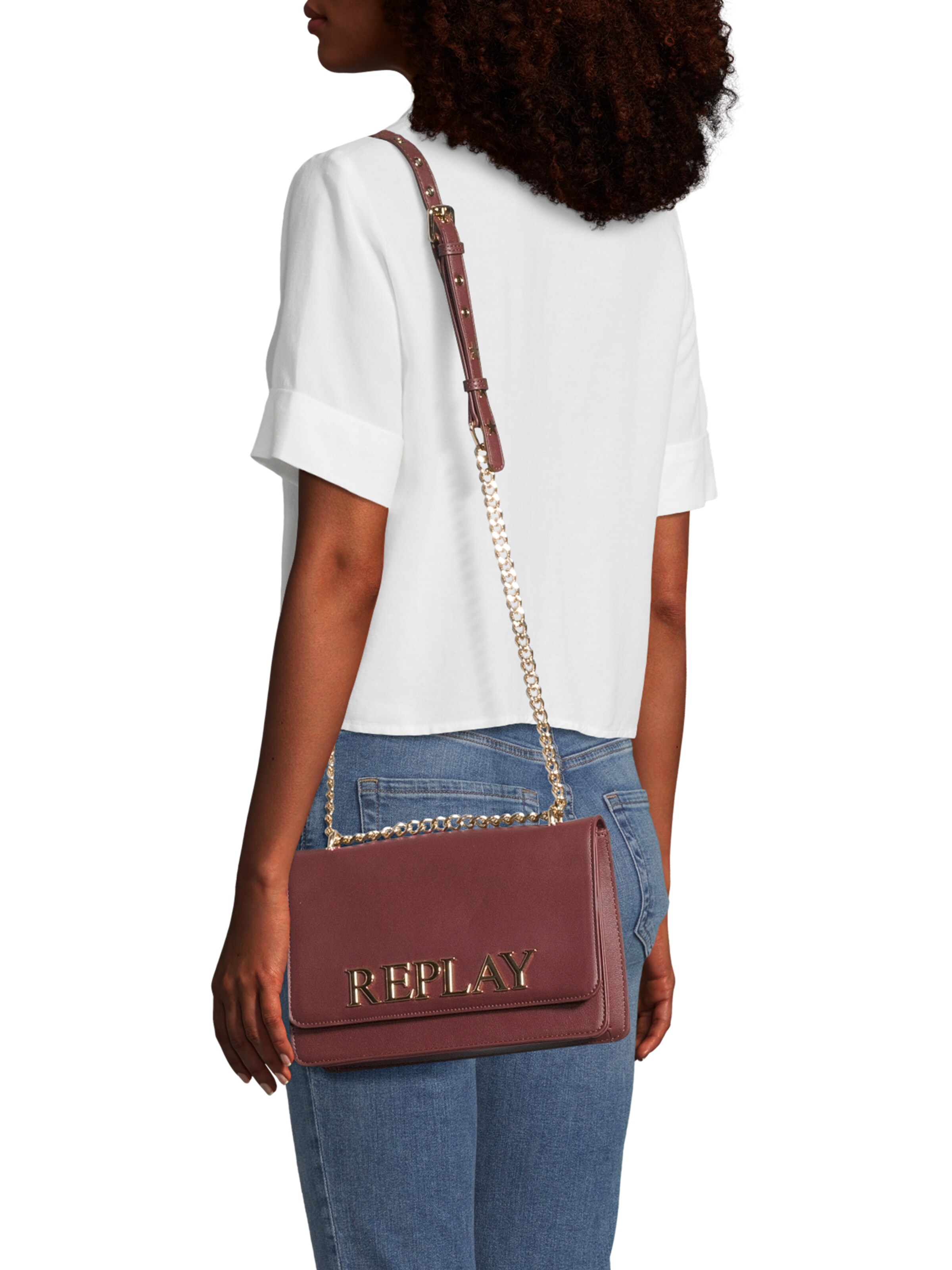 REPLAY Crossbody Bag in Red