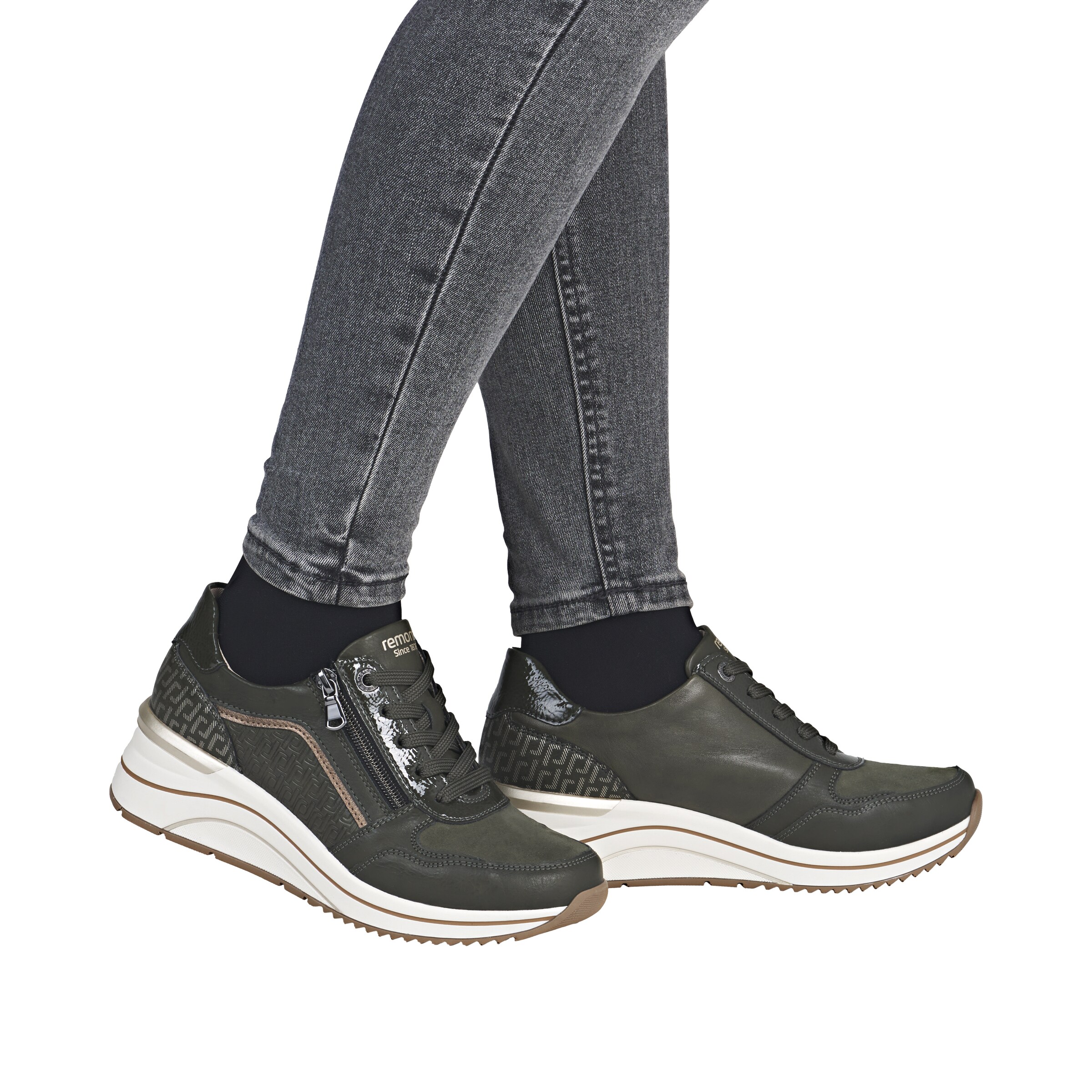 Sneaker bassa di REMONTE in verde