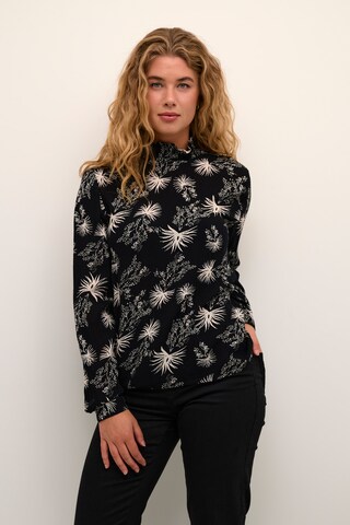 Kaffe Blouse 'Merle' in Zwart: voorkant