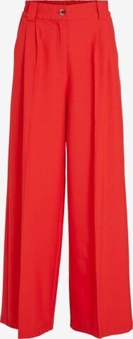 Pantaloni con piega frontale 'Fine' di VILA in rosso: frontale