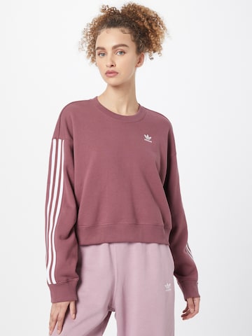 ADIDAS ORIGINALS Sweatshirt in Purple: front