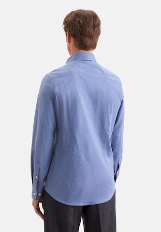 SEIDENSTICKER Slim Fit Hemd in Blau