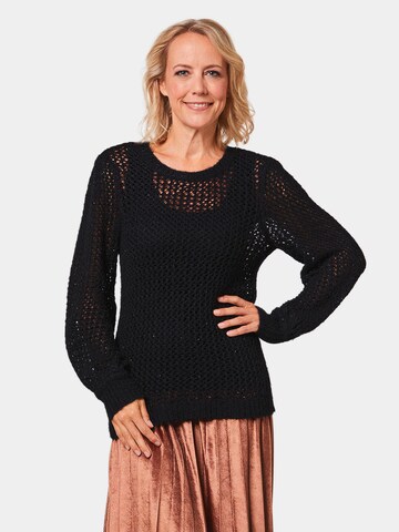 Goldner Pullover in Schwarz: predná strana